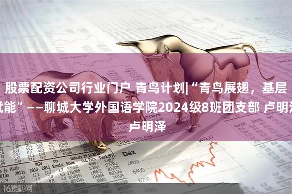 股票配资公司行业门户 青鸟计划|“青鸟展翅，基层赋能”——聊城大学外国语学院2024级8班团支部 卢明泽